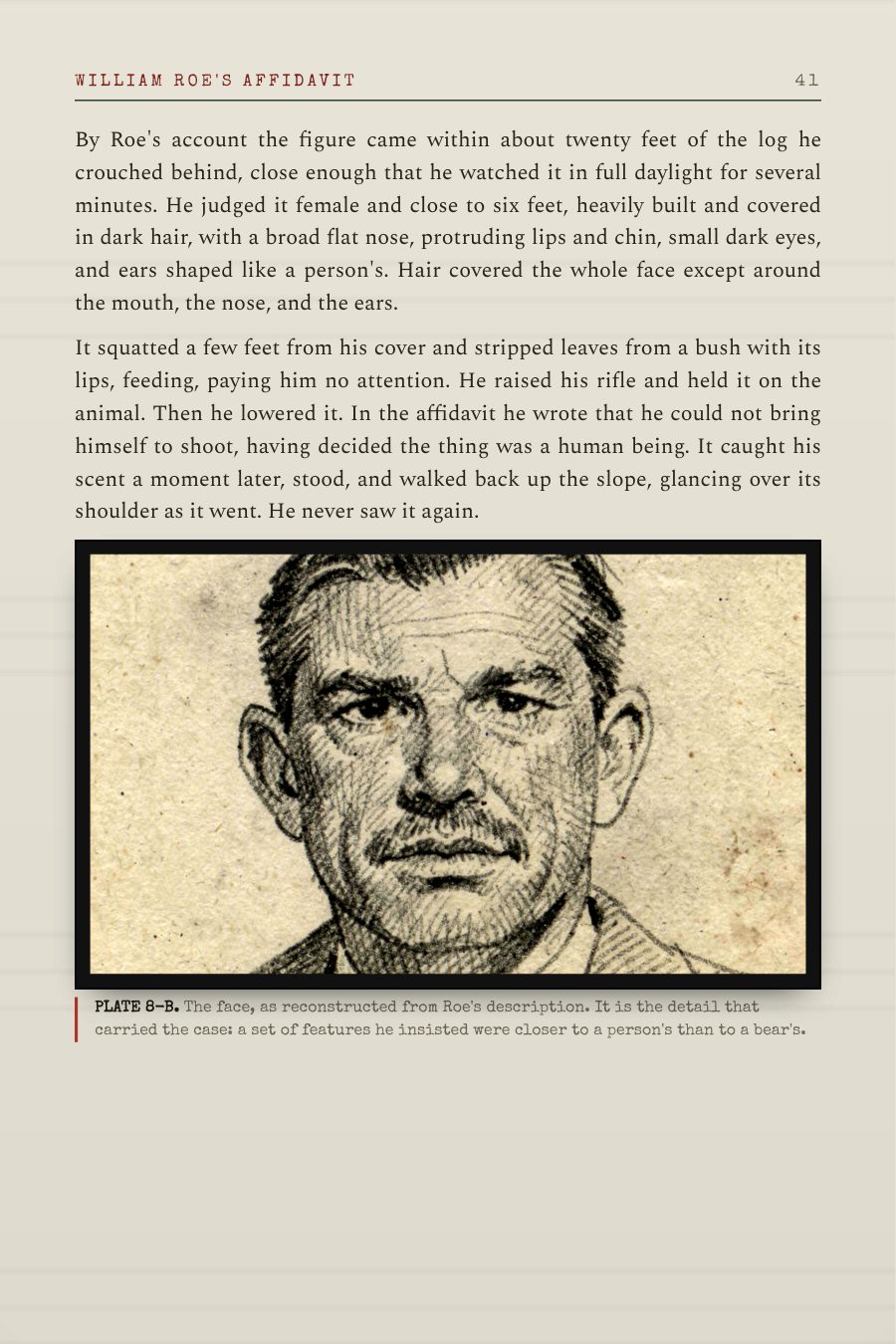 William Roe's Affidavit page